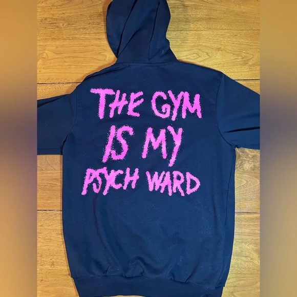 Kill Crew Black Hoodie with Pink Text - Picture 9 of 10